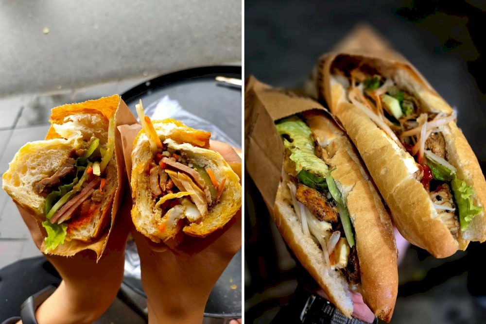 What sets the banh mi thap cam at Banh Mi Phuong apart